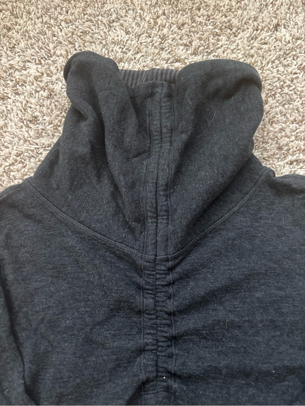 lululemon athletica Charcoal Stripe Reversible Cowl Neck Pullover - Picture 6 of 13